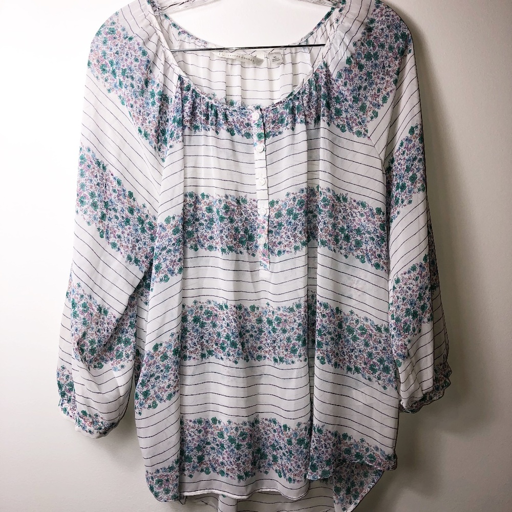 Lauren Conrad sheer top size XL